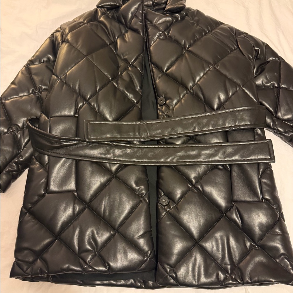 Stand Studio Black Quilted Jacket